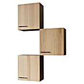 Respekta Oliver Küchen-Hängeschrank Oliver (B x T x H: 50 x 34,6 x 56,1 cm, Artisan Eiche, Anzahl Türen: 3 Stk.) | BAUHAUS