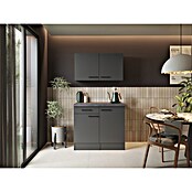 Respekta Buffetschrank Oliver (Breite: 100 cm, Grau Matt, Mit Oberschrank) | BAUHAUS
