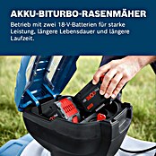 Bosch Professional AMPShare 18V Cortacésped de batería GRA 18V2-46 (18 V, Sin batería, Ancho de corte: 46 cm) | BAUHAUS
