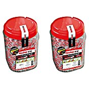 Fischer Duopower Surtido de tacos + flexómetro (Diámetro taco: 6 mm, Longitud taco: 30 mm, 750 uds.)