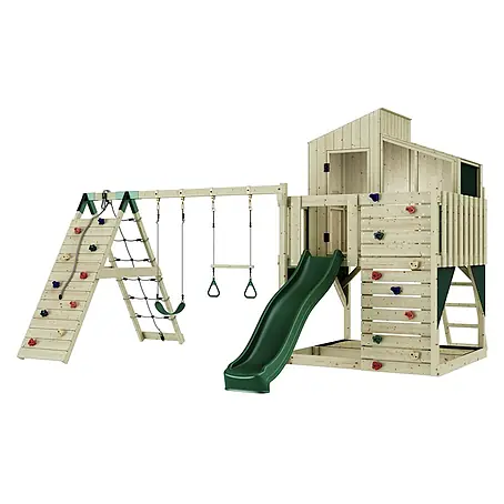 OutdoorToys  Kinderspielturm Finn Trapezschaukel;