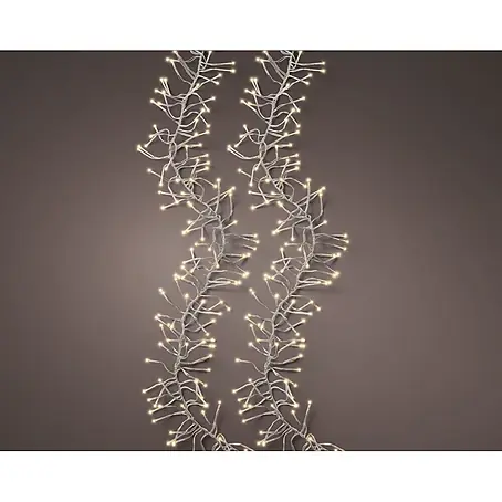 Lumineo  LED-Clusterlichterkette Softgold