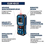 Bosch Professional Laserentfernungsmesser GLM 40-31 (Messgenauigkeit: Typisch: ± 1,5 mm, Mit Batterien) | BAUHAUS