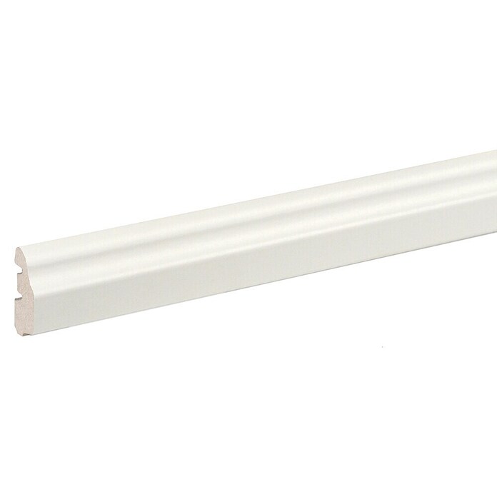 Wandleiste (L x B x H: 2,4 m x 14 mm x 36 mm, Weiß) | BAUHAUS