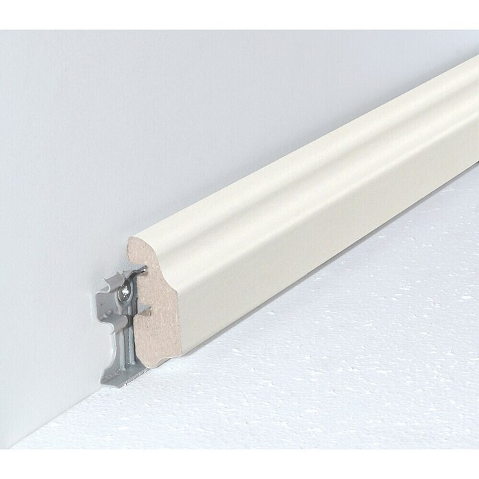 Wandleiste (L x B x H: 2,4 m x 14 mm x 36 mm, Weiß) | BAUHAUS