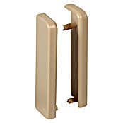 Sockelleiste FU062 (2 x Endstück, Passend für: Sockelleiste FU062 15x58 mm, Kunststoff, Ahorn) | BAUHAUS