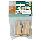Sockelleiste FU062 (2 x Inneneck, Passend für: Sockelleiste FU062 15x58 mm, Kunststoff, Ahorn) | BAUHAUS