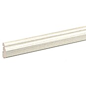Wandleiste (L x B x H: 2,4 m x 14 mm x 36 mm, Esche Weiß) | BAUHAUS