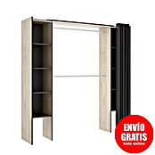 Dekit Mueble vestidor Suit (L x An x Al: 50 x 178 x 205 cm, Natural/Grafito, Melamina) | BAUHAUS