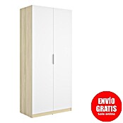 Dekit Armario para ropa Emax (L x An x Al: 51,4 x 91 x 203,5 cm, Roble claro/Blanco, Espesor: 15 mm) | BAUHAUS