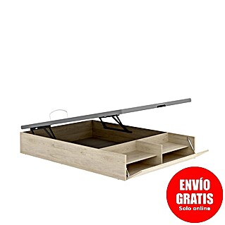 Dekit Canapé Lan (L x An x Al: 190 x 135 x 32 cm, Natural, Zapatero)