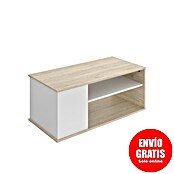 Dekit Bari Mesa de centro (L x An x Al: 50 x 100 x 41,7 cm, Natural/Blanco) | BAUHAUS