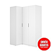 Dekit Armario para ropa Emax (L x An x Al: 95 x 142,2 x 203,5 cm, Blanco, Rinconero, Espesor: 15 mm) | BAUHAUS
