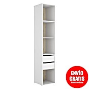 Dekit Mueble vestidor Suit (L x An x Al: 45 x 45 x 204,5 cm, Blanco/Natural, Trasera reversible) | BAUHAUS