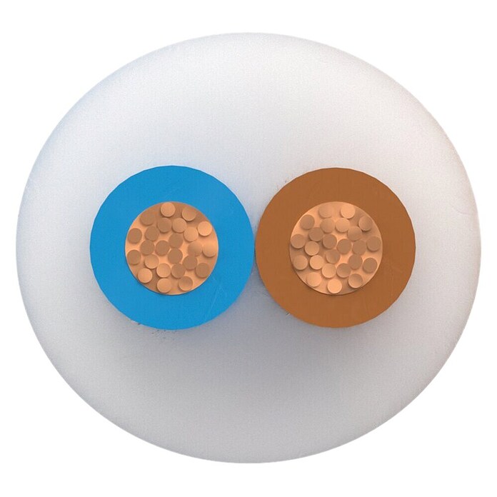 Schlauchleitung HEILIGHT (Anzahl Adern: 2 Stk., Aderquerschnitt: 0,75 mm², Transparent, 10 m) | BAUHAUS
