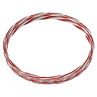 Klingeldraht YT 2X0,8 (Aderquerschnitt: 0,8 mm², Weiß/Rot, 20 m)