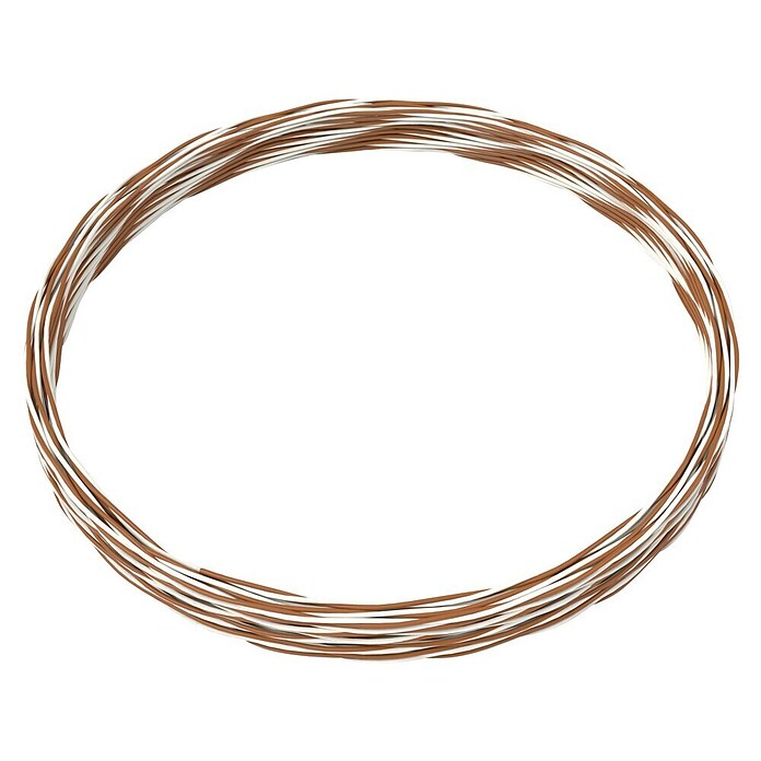 YT2X0,8W/B-B20 FERNMELDEADERN 2X0,8 WS/BRAUN 20M /