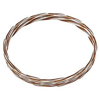 Klingeldraht YT 2X0,8 (Aderquerschnitt: 0,8 mm², Weiß/Braun, 20 m)