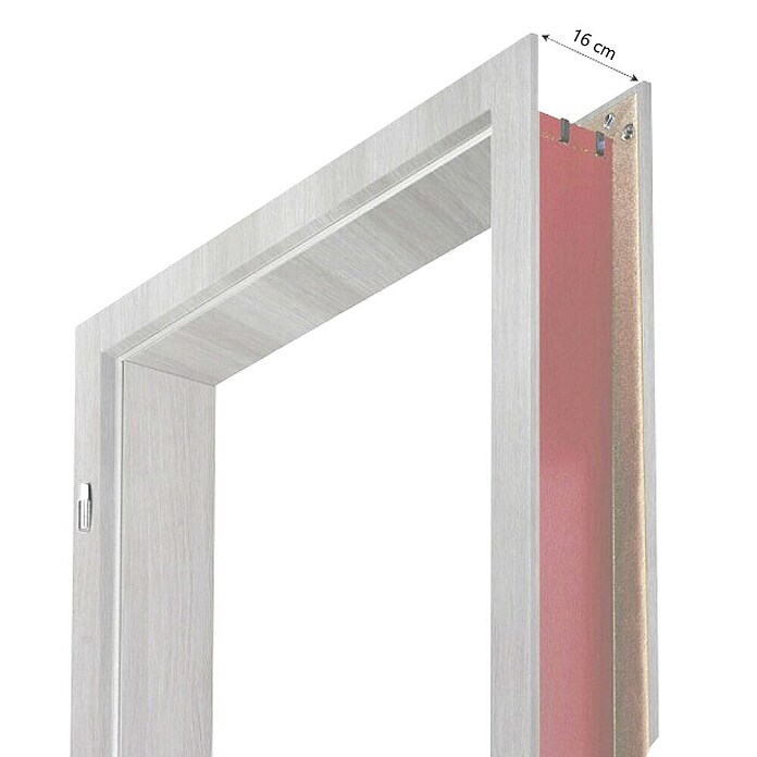 Doornite Dovratnik  (850 x 2.000 mm, Debljina stijenke: 16 cm, Smjer otvaranja: Desno, Hrast bijeli) | BAUHAUS