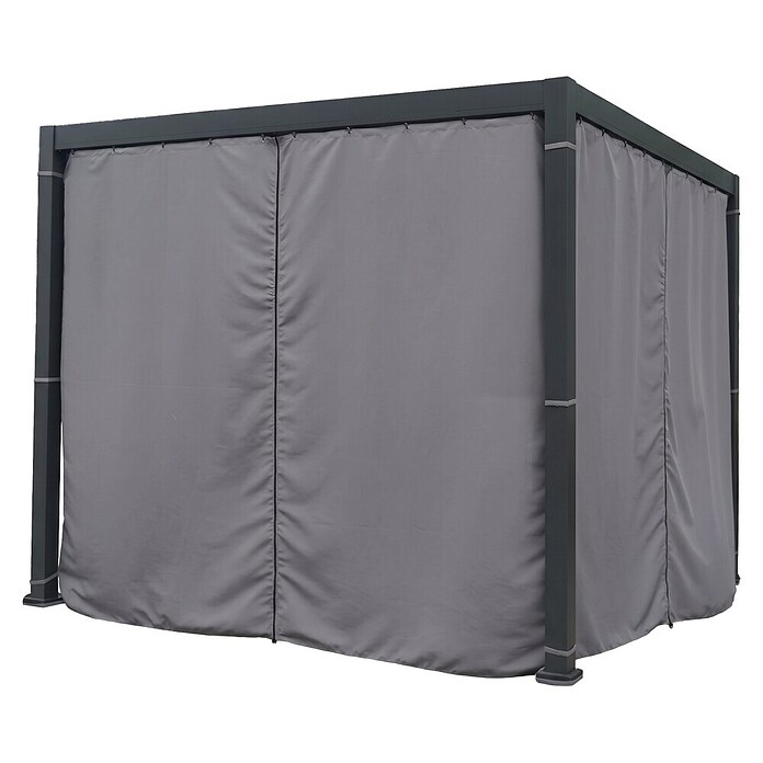 Sunfun Paviljon Rodos  (Do x Š: 293 x 293 cm, Črna) | 8298 - Gartenzelte/Pavillons | ICFA - Sonnenschutz | ICF - Sonnenschutz | IC - Freizeit im Garten | I - Stadtgarten | BAUHAUS