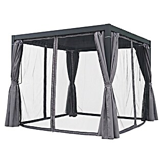 Sunfun Paviljon Rodos (Do x Š: 293 x 293 cm, Črna)