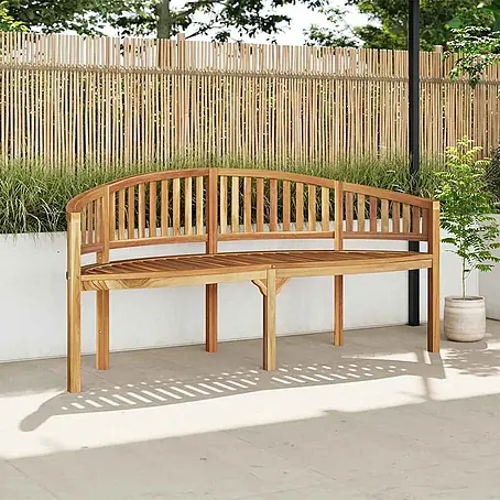 Furnicato  Gartenbank Teak-Hartholz