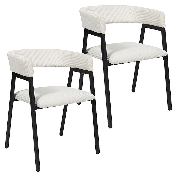 Home Deco Factory Silla Scott (Beige, 2 ud.) | BAUHAUS