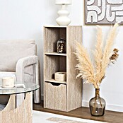 Home Deco Factory Estantería de madera Pietra (Al x An x Pr: 97,8 x 34 x 31,8 cm, Capacidad de carga por balda: 5 kg, Número de baldas: 3 ud., Atornillado, Natural) | BAUHAUS