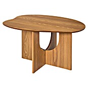 Home Deco Factory Calypso Mesa auxiliar (L x An x Al: 60 x 80 x 42 cm, MDF, Relieves curvos) | BAUHAUS