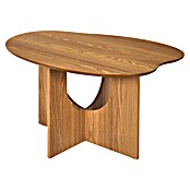 Home Deco Factory Calypso Mesa auxiliar (L x An x Al: 60 x 80 x 42 cm, MDF, Relieves curvos) | BAUHAUS
