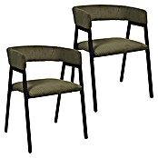 Home Deco Factory Silla Scott (Verde, 2 ud.) | BAUHAUS