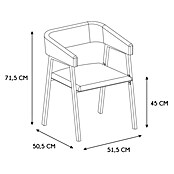 Home Deco Factory Silla Scott (Verde, 2 ud.) | BAUHAUS