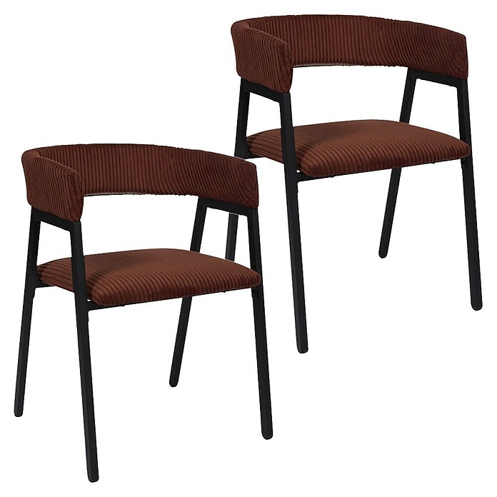 Home Deco Factory Silla Scott (Terracota, 2 ud.) | BAUHAUS