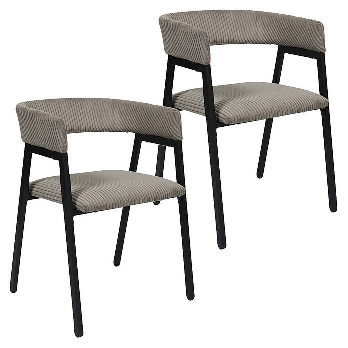 Home Deco Factory Silla Scott (Taupe, 2 ud.) | BAUHAUS