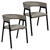 Home Deco Factory Silla Scott (Taupe, 2 ud.) | BAUHAUS