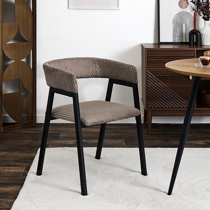 Home Deco Factory Silla Scott (Taupe, 2 ud.) | BAUHAUS