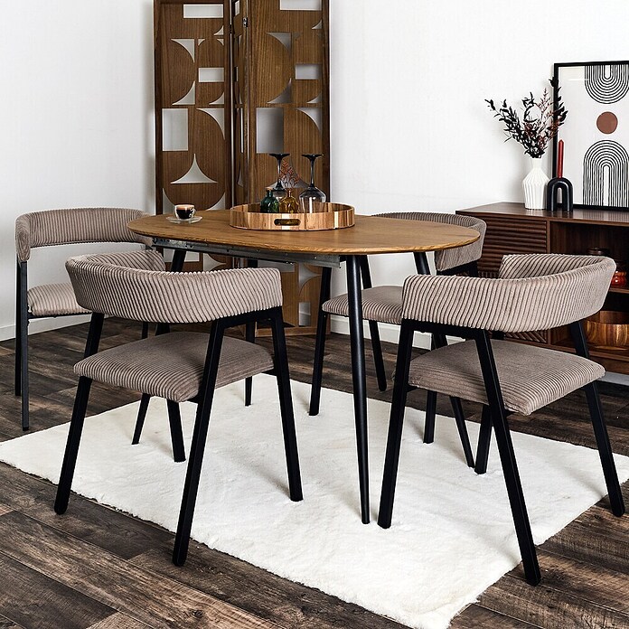 Home Deco Factory Silla Scott (Taupe, 2 ud.) | BAUHAUS