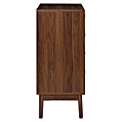 Home Deco Factory Tiffany Cómoda (L x An x Al: 40 x 60 x 90 cm, Marrón, Número de cajones: 4 ud.) | BAUHAUS