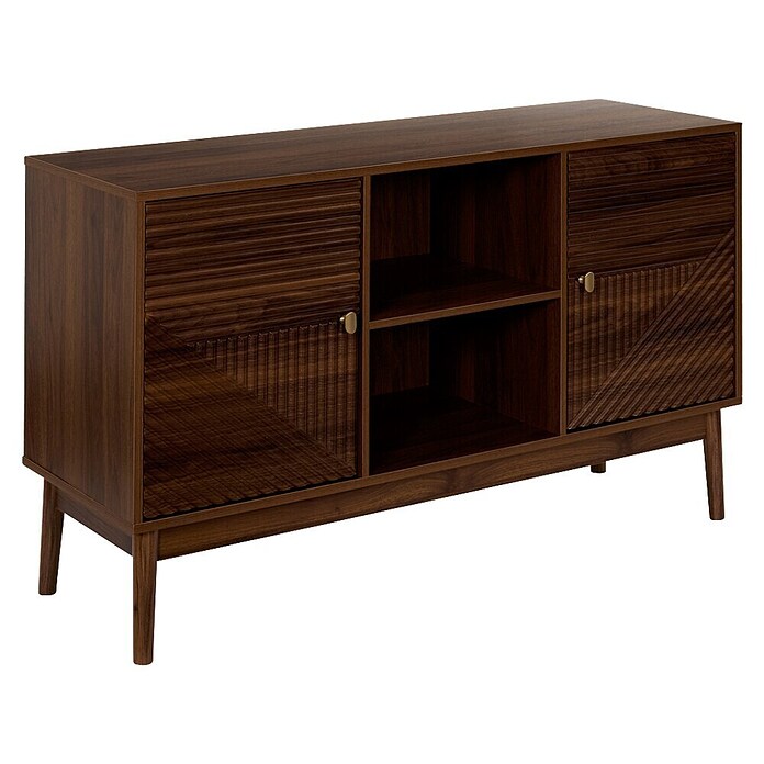 Home Deco Factory Tiffany Aparador (L x An x Al: 40 x 120 x 70 cm, Marrón, Número de puertas: 2 ud.) | BAUHAUS