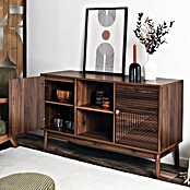 Home Deco Factory Tiffany Aparador (L x An x Al: 40 x 120 x 70 cm, Marrón, Número de puertas: 2 ud.) | BAUHAUS