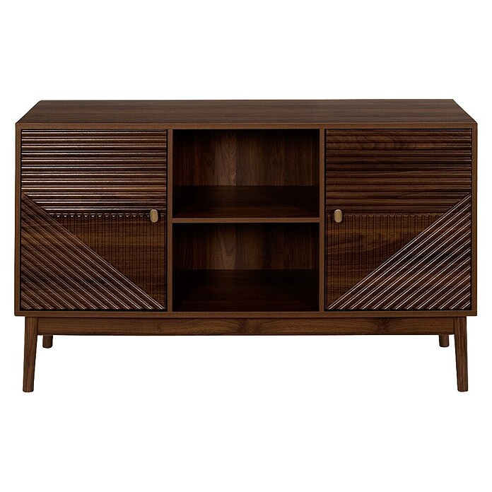 Home Deco Factory Tiffany Aparador (L x An x Al: 40 x 120 x 70 cm, Marrón, Número de puertas: 2 ud.) | BAUHAUS