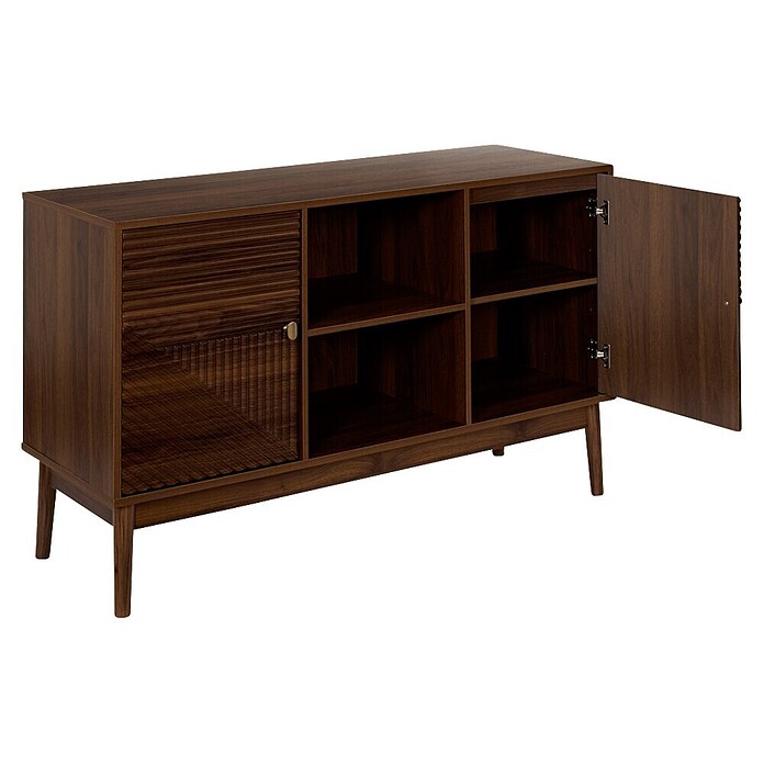 Home Deco Factory Tiffany Aparador (L x An x Al: 40 x 120 x 70 cm, Marrón, Número de puertas: 2 ud.) | BAUHAUS