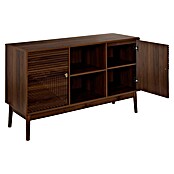 Home Deco Factory Tiffany Aparador (L x An x Al: 40 x 120 x 70 cm, Marrón, Número de puertas: 2 ud.) | BAUHAUS