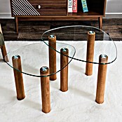 Home Deco Factory Mesa de centro (Vidrio templado, 2 ud., Forma: Curvado) | BAUHAUS