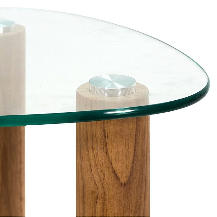 Home Deco Factory Mesa de centro (Vidrio templado, 2 ud., Forma: Curvado) | BAUHAUS
