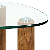 Home Deco Factory Mesa de centro (Vidrio templado, 2 ud., Forma: Curvado) | BAUHAUS