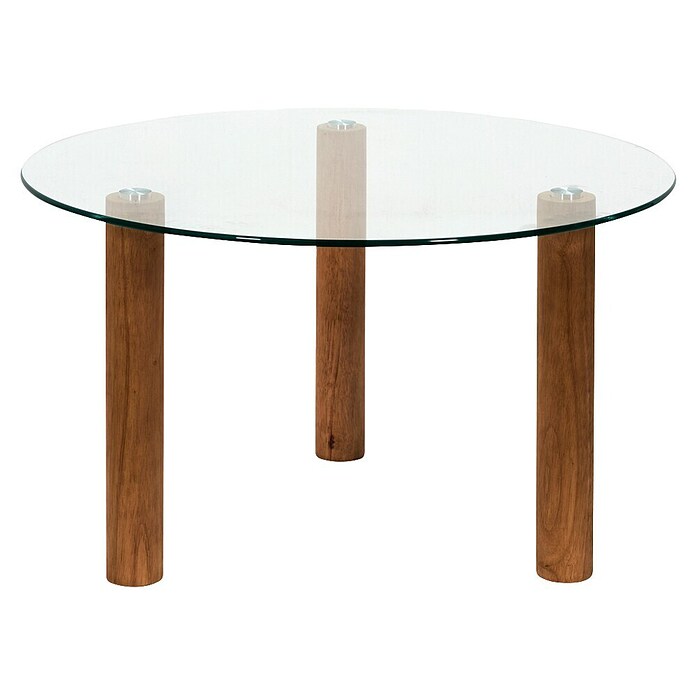 Home Deco Factory Mesa de centro (Ø x Al: 45 x 75 cm, Vidrio templado) | BAUHAUS