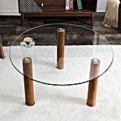 Home Deco Factory Mesa de centro (Ø x Al: 45 x 75 cm, Vidrio templado) | BAUHAUS