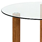 Home Deco Factory Mesa de centro (Ø x Al: 45 x 75 cm, Vidrio templado) | BAUHAUS