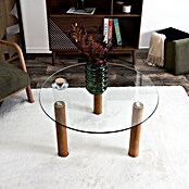 Home Deco Factory Mesa de centro (Ø x Al: 45 x 75 cm, Vidrio templado) | BAUHAUS